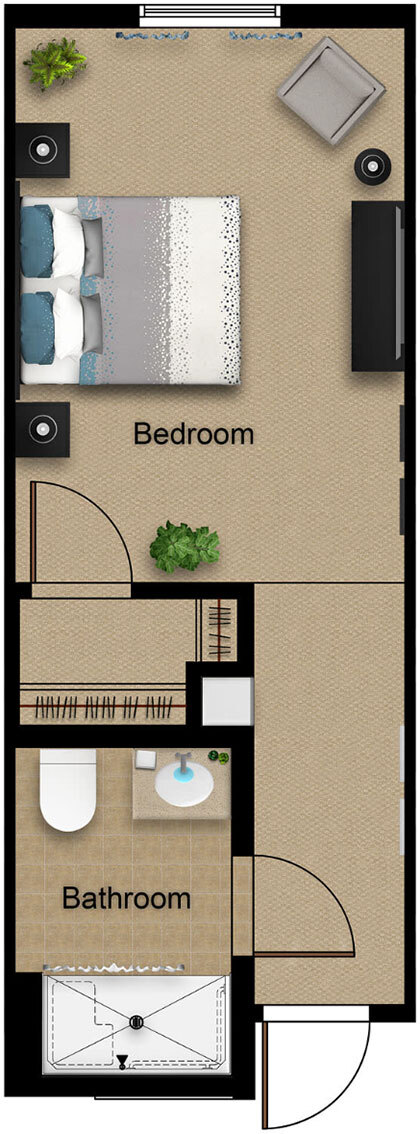 Private Studio Floor Plan